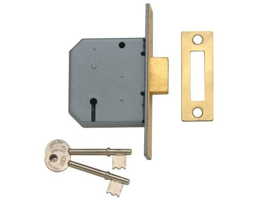 Union 2177 - 3 Lever Mortice Deadlock